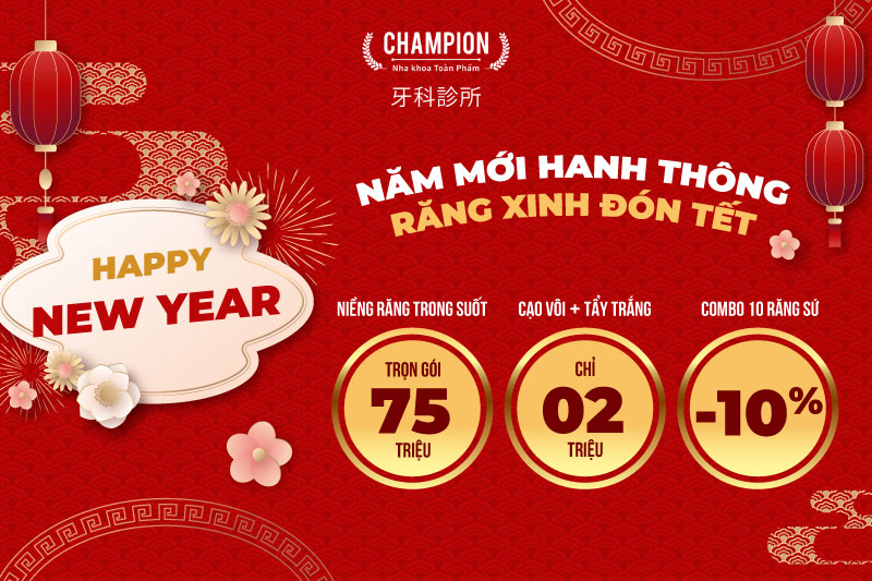 Nha khoa Champion chúc mừng năm mới 2024